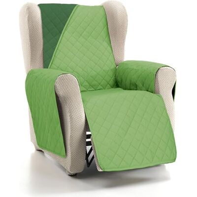 ECOMMERC3 Sofabezug, für 1-Sitzer, sehr verstellbar, für 1-Sitzer-Sofa/Relax, wendbar, Olivgrün/Flasche, gepolstert und extra weich, 100% Made in Spain ECOMMERC3 Sofabezug, für 1-Sitzer, sehr verstellbar, für 1-Sitzer-Sofa/Relax, wendbar, Olivgrün/Flasche, gepolstert und extra weich, 100% Made in Spain