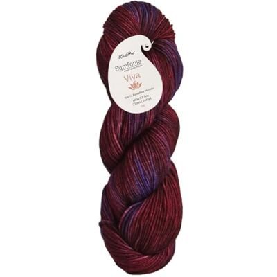 KnitPro Viva Color Symfonie Yarns von ca. 220 m/ 100 g Valentine KnitPro Viva Color Symfonie Yarns von ca. 220 m/ 100 g Valentine