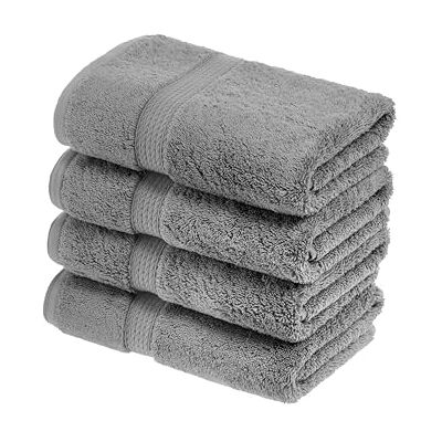 Superior Handtücher aus ägyptischer Baumwolle, 4er-Set, ultraweiche Handtücher, Dickes Plüsch, saugfähig, schwer, Gästebad, Hotel, Spa, Badezimmer, Duschbasics, Anthrazit Superior Handtücher aus ägyptischer Baumwolle, 4er-Set, ultraweiche Handtücher, Dickes Plüsch, saugfähig, schwer, Gästebad, Hotel, Spa, Badezimmer, Duschbasics, Anthrazit