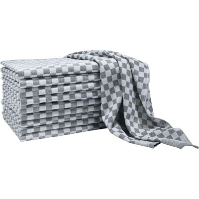 Erwin Müller Geschirrtuch 10er-Pack Baumwolle grau Größe 45x70 cm Erwin Müller Geschirrtuch 10er-Pack Baumwolle grau Größe 45x70 cm
