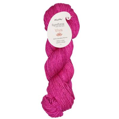 Symfonie Yarns - Viva - Wedding Pink - 100 g - Merinogarn Symfonie Yarns - Viva - Wedding Pink - 100 g - Merinogarn
