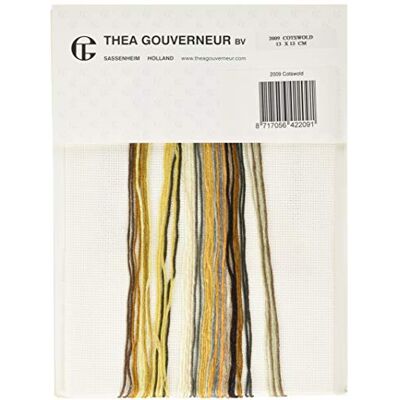 Thea GOUVERNEUR SINCE 1959 2009A Kreuzstich-Set, Mehrfarbig, 13x13cm Thea GOUVERNEUR SINCE 1959 2009A Kreuzstich-Set, Mehrfarbig, 13x13cm