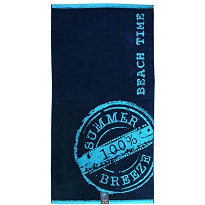 jilda-tex Strandtuch 90x180 cm Badetuch Strandlaken Handtuch 100% Baumwolle Velours Frottier Pflegeleicht (Beach Time) jilda-tex Strandtuch 90x180 cm Badetuch Strandlaken Handtuch 100% Baumwolle Velours Frottier Pflegeleicht (Beach Time)