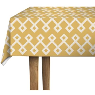 d-c-fix Wachstuchtischdecke Dakota Curry 110 cm x 140 cm Tischtuch im Vintage-Stil für den Küchen-, Ess- oder Gartentisch – lebensmittelecht, abwaschbar & wasserdicht d-c-fix Wachstuchtischdecke Dakota Curry 110 cm x 140 cm Tischtuch im Vintage-Stil für den Küchen-, Ess- oder Gartentisch – lebensmittelecht, abwaschbar & wasserdicht