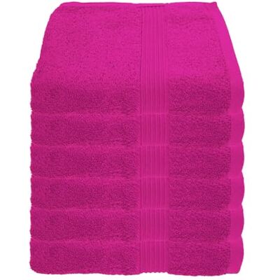 Julie Julsen 6er Pack Handtuch 23 Farben erhältlich weich und saugstark 500gsm Öko Tex 50 x 100 cm Fuchsia Julie Julsen 6er Pack Handtuch 23 Farben erhältlich weich und saugstark 500gsm Öko Tex 50 x 100 cm Fuchsia