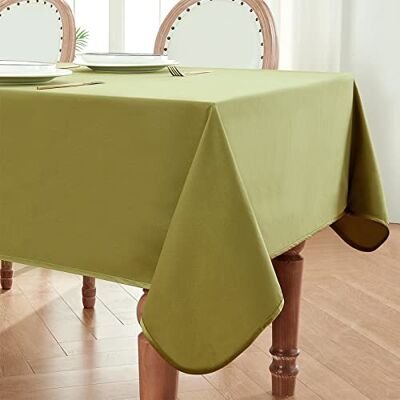 Falcon Tischdecke in Olive 140 x 180 cm, schmutzabweisend, mit Satin-Optik Rechteckig, wasserabweisend,bügelfrei, waschbar, Restaurant, Küche, Party, Dekorativ, Weihnachten, Neujahr, Café, Garten Falcon Tischdecke in Olive 140 x 180 cm, schmutzabweisend, mit Satin-Optik Rechteckig, wasserabweisend,bügelfrei, waschbar, Restaurant, Küche, Party, Dekorativ, Weihnachten, Neujahr, Café, Garten