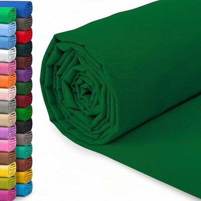 A-Express 100% Baumwollstoff 150 cm (60 Zoll) Breit – Uni Baumwoll stoff Meterware Ideal für Patchwork, Nähen, Vorhang, Futter, Bettwäsche, Schneiderei, Kissenbezüge Dunkelgrün 0.5 Meter A-Express 100% Baumwollstoff 150 cm (60 Zoll) Breit – Uni Baumwoll stoff Meterware Ideal für Patchwork, Nähen, Vorhang, Futter, Bettwäsche, Schneiderei, Kissenbezüge Dunkelgrün 0.5 Meter