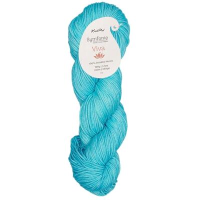 Symfonie Yarns - Viva - Aqua Ice - 100 g - yarn Symfonie Yarns - Viva - Aqua Ice - 100 g - yarn