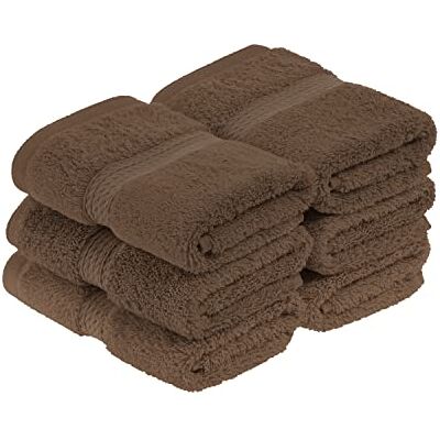 Superior Handtuch-Set, ägyptische Baumwolle, 33 x 33 cm, Schokolade, 6-teilig Superior Handtuch-Set, ägyptische Baumwolle, 33 x 33 cm, Schokolade, 6-teilig