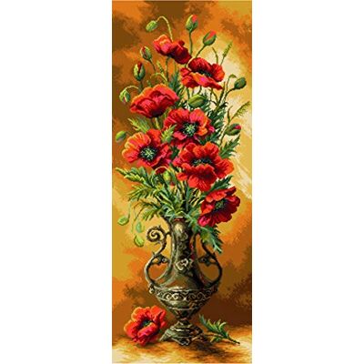 ART PA1706 Herbst Bedrucktes Aida für Kreuzstickerei, Baumwolle, Mehrfarbig, 30 x 80cm ART PA1706 Herbst Bedrucktes Aida für Kreuzstickerei, Baumwolle, Mehrfarbig, 30 x 80cm
