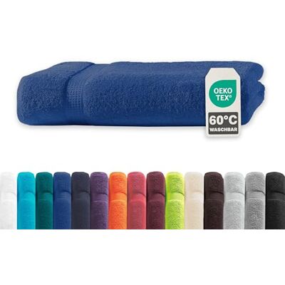 Müskaan ® Handtuch Royalblau, 100% Baumwolle, 100x150cm, 500g/m² – Öko-Tex, Frottee Badehandtuch Baumwolle, Duschtuch 100x150cm, Großes Handtuch Blau für Bad, 60°C waschbar, Frotteetücher Müskaan ® Handtuch Royalblau, 100% Baumwolle, 100x150cm, 500g/m² – Öko-Tex, Frottee Badehandtuch Baumwolle, Duschtuch 100x150cm, Großes Handtuch Blau für Bad, 60°C waschbar, Frotteetücher