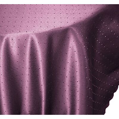 Unbekannt Tischdecke rund 135 cm Ø Phase Struktur bügelfrei fleckenabweisend #1259 lila Unbekannt Tischdecke rund 135 cm Ø Phase Struktur bügelfrei fleckenabweisend #1259 lila