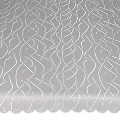 Unbekannt Mitteldecke eckig 90x90 cm Tischdecke Struktur damast Streifen bügelfrei fleckenabweisend #1158 (grau Silber) Unbekannt Mitteldecke eckig 90x90 cm Tischdecke Struktur damast Streifen bügelfrei fleckenabweisend #1158 (grau Silber)