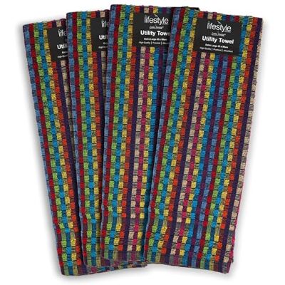 Emma Barclay Geschirrtücher für die Küche, 4 Stück, 100% Baumwolle, Frottee, Mehrfarbig, Küche, Zuhause, Haushalt, Essentials, Geschirrtücher, Küchentücher, Allzweck-Design, 4 Stück Emma Barclay Geschirrtücher für die Küche, 4 Stück, 100% Baumwolle, Frottee, Mehrfarbig, Küche, Zuhause, Haushalt, Essentials, Geschirrtücher, Küchentücher, Allzweck-Design, 4 Stück