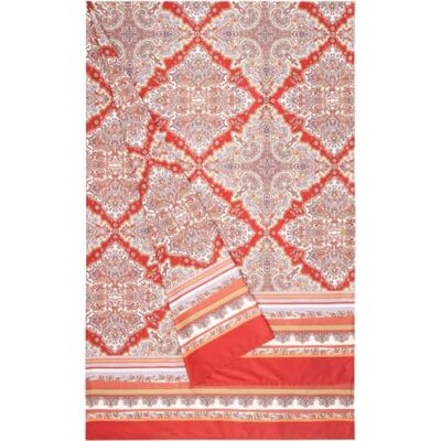 Bassetti MARECHIARO Foulard aus 100% Baumwolle in der Farbe Rosso R1, Maße: 350x270 cm -9330083 Bassetti MARECHIARO Foulard aus 100% Baumwolle in der Farbe Rosso R1, Maße: 350x270 cm -9330083