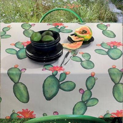 Gabel Frida Tischdecke, schmutzabweisend, aus Reiner Baumwolle, Bedruckt, hergestellt in Italien Gabel Frida Tischdecke, schmutzabweisend, aus Reiner Baumwolle, Bedruckt, hergestellt in Italien