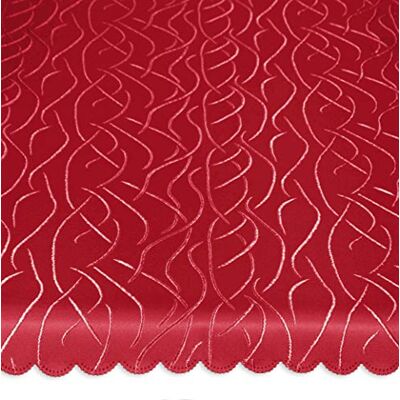 Unbekannt Mitteldecke eckig 90x90 cm Tischdecke Struktur damast Streifen bügelfrei fleckenabweisend #1158 (Bordeaux) Unbekannt Mitteldecke eckig 90x90 cm Tischdecke Struktur damast Streifen bügelfrei fleckenabweisend #1158 (Bordeaux)