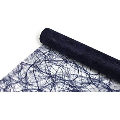 Unbekannt 25 m x 30 cm Sizoweb® Vlies Original Tischband Tischläufer dunkelblau blau für Hochzeit, Weihnachten Unbekannt 25 m x 30 cm Sizoweb® Vlies Original Tischband Tischläufer dunkelblau blau für Hochzeit, Weihnachten