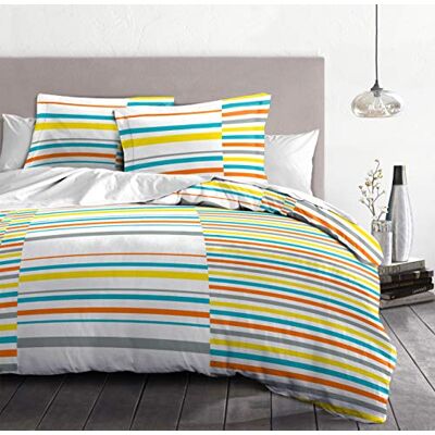 Home Passion 60474 Baumwoll-Bettset - 220x240 cm Home Passion 60474 Baumwoll-Bettset - 220x240 cm