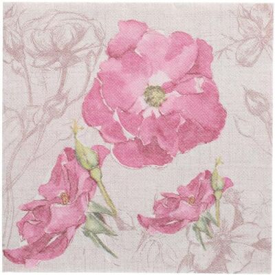 PAPSTAR 50 Servietten ROYAL Collection 1/4-Falz 40 cm x 40 cm lila Blossom PAPSTAR 50 Servietten ROYAL Collection 1/4-Falz 40 cm x 40 cm lila Blossom