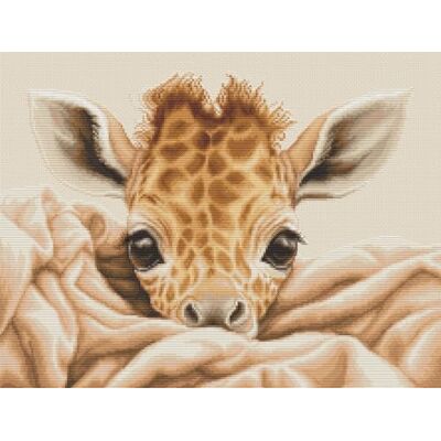 Luca-S Kreuzstich Stickpackung Die Baby-Giraffe Zählmuster Luca-S Kreuzstich Stickpackung Die Baby-Giraffe Zählmuster