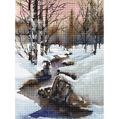 Luca-S Gobelin Set Winter, Zählmuster, 22x29,5cm Luca-S Gobelin Set Winter, Zählmuster, 22x29,5cm