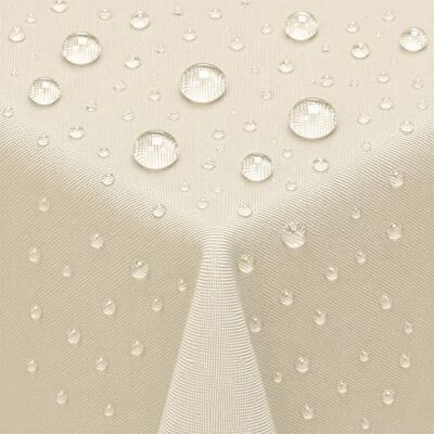 Melody Textil Tischdecke Leinen-Optik 140cm rund mit Fleck-Schutz Champagner *wasserabweisend* Farbe wählbar Melody Textil Tischdecke Leinen-Optik 140cm rund mit Fleck-Schutz Champagner *wasserabweisend* Farbe wählbar