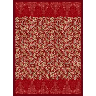 Bassetti MONNALISA Plaid aus 100% Baumwolle in der Farbe Rot R1, Maße: 155x220 cm 9333440 Bassetti MONNALISA Plaid aus 100% Baumwolle in der Farbe Rot R1, Maße: 155x220 cm 9333440