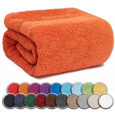 NatureMark SAUNATUCH/Badetuch – Premium Qualität 80x200cm – Sauna-Handtuch 100% Baumwolle – Farbe: Terrakotta NatureMark SAUNATUCH/Badetuch – Premium Qualität 80x200cm – Sauna-Handtuch 100% Baumwolle – Farbe: Terrakotta