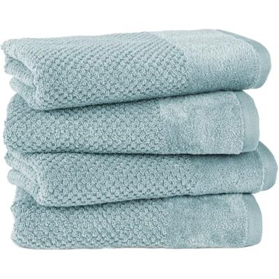Pure Handtuch 50x100cm 4er-Pack aus 100% Baumwolle Türkis Waschbar bis 60°C, trocknergeeignet weich & saugstark Pure Handtuch 50x100cm 4er-Pack aus 100% Baumwolle Türkis Waschbar bis 60°C, trocknergeeignet weich & saugstark