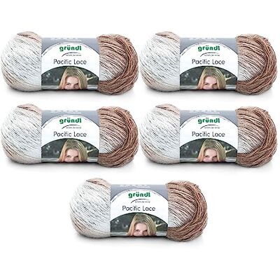 Gründl Pacific Lace 80% Polyacryl 5 x 100 g, Sand Gründl Pacific Lace 80% Polyacryl 5 x 100 g, Sand