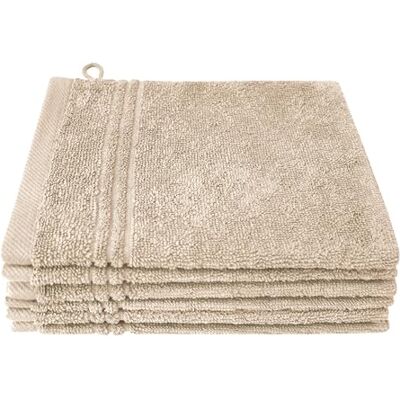 DYCKHOFF - Nature - 16x21 cm - Grau Stein - Waschlappen DYCKHOFF - Nature - 16x21 cm - Grau Stein - Waschlappen