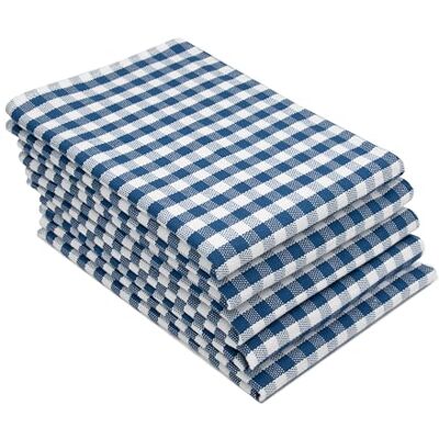 ZOLLNER 5er Set Geschirrtücher Baumwolle in 50x70 cm saugstarke Küchentücher in blau kariert waschbar bis 60°C – Gastronomiequalität Oeko Tex® Zertifiziert ZOLLNER 5er Set Geschirrtücher Baumwolle in 50x70 cm saugstarke Küchentücher in blau kariert waschbar bis 60°C – Gastronomiequalität Oeko Tex® Zertifiziert