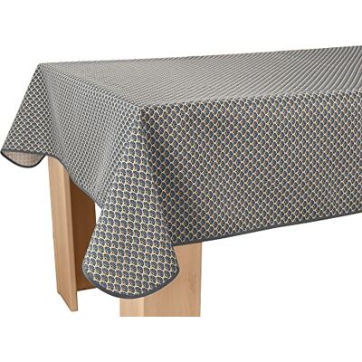 Le linge de Jules Tischdecke Fleckabweisende Pfau Anthracite Rechteckig 150 x 240 cm Le linge de Jules Tischdecke Fleckabweisende Pfau Anthracite Rechteckig 150 x 240 cm