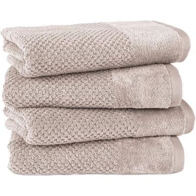 Pure Handtuch 50x100cm 4er-Pack aus 100% Baumwolle Stein Waschbar bis 60°C, trocknergeeignet weich & saugstark Pure Handtuch 50x100cm 4er-Pack aus 100% Baumwolle Stein Waschbar bis 60°C, trocknergeeignet weich & saugstark