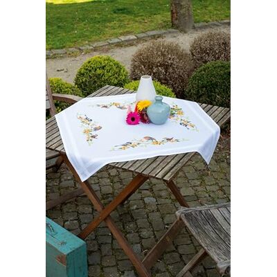 Vervaco Kreuzstich Stickpackungen Tischdecke Heimische Singvoegel Stickdecken Vorgezeichnet Basteln Erwachsene Kreativ Set Vorgedruckte Decke Sticken 80 x 80 cm Stickset DIY Sticken Set Vervaco Kreuzstich Stickpackungen Tischdecke Heimische Singvoegel Stickdecken Vorgezeichnet Basteln Erwachsene Kreativ Set Vorgedruckte Decke Sticken 80 x 80 cm Stickset DIY Sticken Set