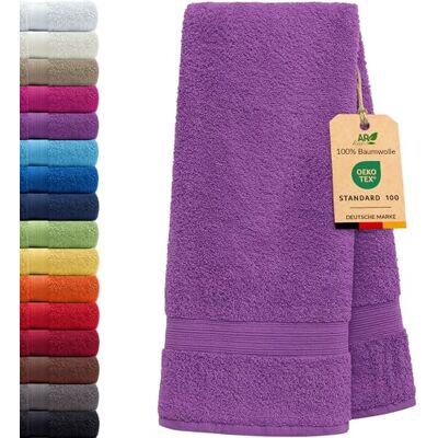 AR Line Arizona Badetuch 100x150 cm – 100% Baumwolle 500 g/m² Frottier, weich & saugstark in Farbe: Orchidee AR Line Arizona Badetuch 100x150 cm – 100% Baumwolle 500 g/m² Frottier, weich & saugstark in Farbe: Orchidee
