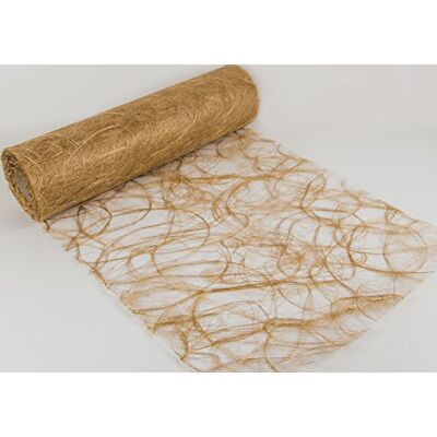 Unbekannt 25 m x 30 cm Sizoweb® Vlies Original Tischband Tischläufer Gold für Hochzeit, Weihnachten Unbekannt 25 m x 30 cm Sizoweb® Vlies Original Tischband Tischläufer Gold für Hochzeit, Weihnachten