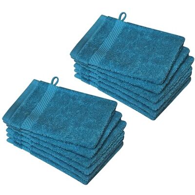 Dyckhoff Waschhandschuh Planet, 12er Set, 100% Baumwolle, Petrol 16x21cm, 450 g/m², Frottierserie, hochwertige Qualität, lebendige Farbe, perfekt für Zuhause Dyckhoff Waschhandschuh Planet, 12er Set, 100% Baumwolle, Petrol 16x21cm, 450 g/m², Frottierserie, hochwertige Qualität, lebendige Farbe, perfekt für Zuhause