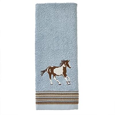 SKL Home von Saturday Knight Ltd. Horse Country Handtuch, Blau SKL Home von Saturday Knight Ltd. Horse Country Handtuch, Blau