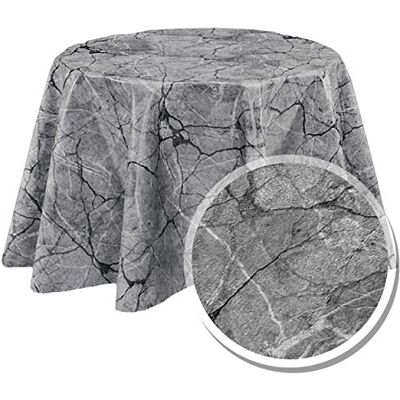 Melody Wachstuch Tischdecke 180 x 140 cm eckig marmor grau #1453-03 Melody Wachstuch Tischdecke 180 x 140 cm eckig marmor grau #1453-03