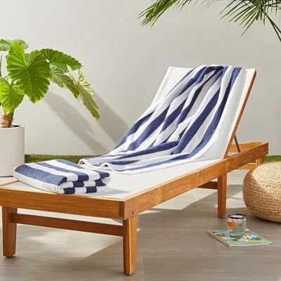 Amazon Pool und Strandtuch, 100 % Baumwolle, 76 x 152 cm, 2 Stück Amazon Pool und Strandtuch, 100 % Baumwolle, 76 x 152 cm, 2 Stück