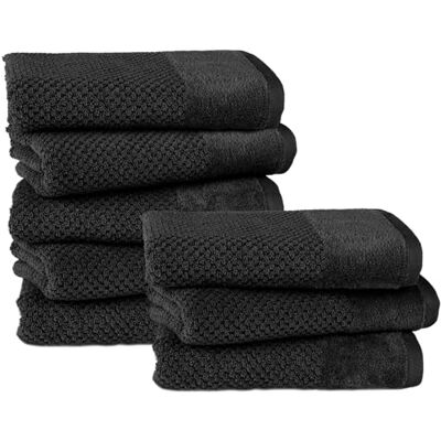 Pure Handtuch 50x100cm 8er-Pack aus 100% Baumwolle Schwarz Waschbar bis 60°C, trocknergeeignet weich & saugstark Pure Handtuch 50x100cm 8er-Pack aus 100% Baumwolle Schwarz Waschbar bis 60°C, trocknergeeignet weich & saugstark