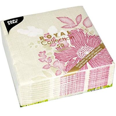 PAPSTAR , 50 Servietten "ROYAL Collection" 1/4-Falz 40 cm x 40 cm fuchsia "Annabel", #85015 PAPSTAR , 50 Servietten "ROYAL Collection" 1/4-Falz 40 cm x 40 cm fuchsia "Annabel", #85015