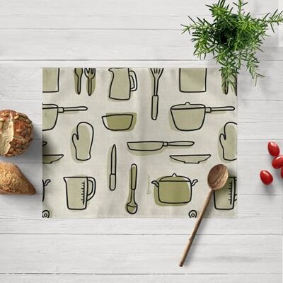BL BELUM Belum MasterChef Tischset, 2 Stück, Modell 0400-59, Größe: 45 x 35 cm, wiederverwendbar BL BELUM Belum MasterChef Tischset, 2 Stück, Modell 0400-59, Größe: 45 x 35 cm, wiederverwendbar