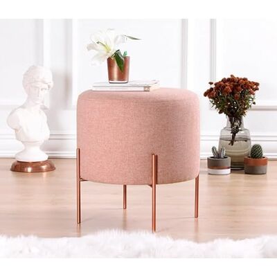 Atelier del Sofa Pink Pouf - Boho-Stil, Langlebig, Leicht Atelier del Sofa Pink Pouf - Boho-Stil, Langlebig, Leicht