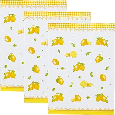 Erwin Müller Geschirrtuch, Küchentuch, Trockentuch im 3er-Pack mit Druckmotiv Zitronen Größe 50x70 cm strapazierfähig, saugkräftig, 100% Baumwolle Erwin Müller Geschirrtuch, Küchentuch, Trockentuch im 3er-Pack mit Druckmotiv Zitronen Größe 50x70 cm strapazierfähig, saugkräftig, 100% Baumwolle