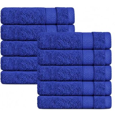 Class Home Collection Handtücher 50x100 cm, 10er Handtuchset, Royalblau 500 g/m² Frottee 100% Baumwolle Weich & saugstark Strapazierfähig Bordüre Aufhängeschlaufe OEKO-TEX® STANDARD 100 Class Home Collection Handtücher 50x100 cm, 10er Handtuchset, Royalblau 500 g/m² Frottee 100% Baumwolle Weich & saugstark Strapazierfähig Bordüre Aufhängeschlaufe OEKO-TEX® STANDARD 100