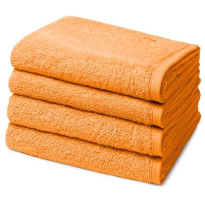 Ross 4 teiliges Frottier-Set Vita (4 X Handtuch im Set) 520 g/m2 Baumwolle Walkfrottee saugstark weich und flauschig Pfirsich Ross 4 teiliges Frottier-Set Vita (4 X Handtuch im Set) 520 g/m2 Baumwolle Walkfrottee saugstark weich und flauschig Pfirsich