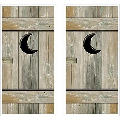 Beistle Outhouse Türabdeckungen, 2 Stück, 76,2 x 152,4 cm, Mehrfarbig Beistle Outhouse Türabdeckungen, 2 Stück, 76,2 x 152,4 cm, Mehrfarbig